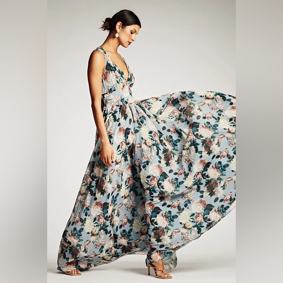 Sachin + Babi Dresses & Skirts - NWT Sachin + Babi Kenzia Floral Print Gown Maxi Dress